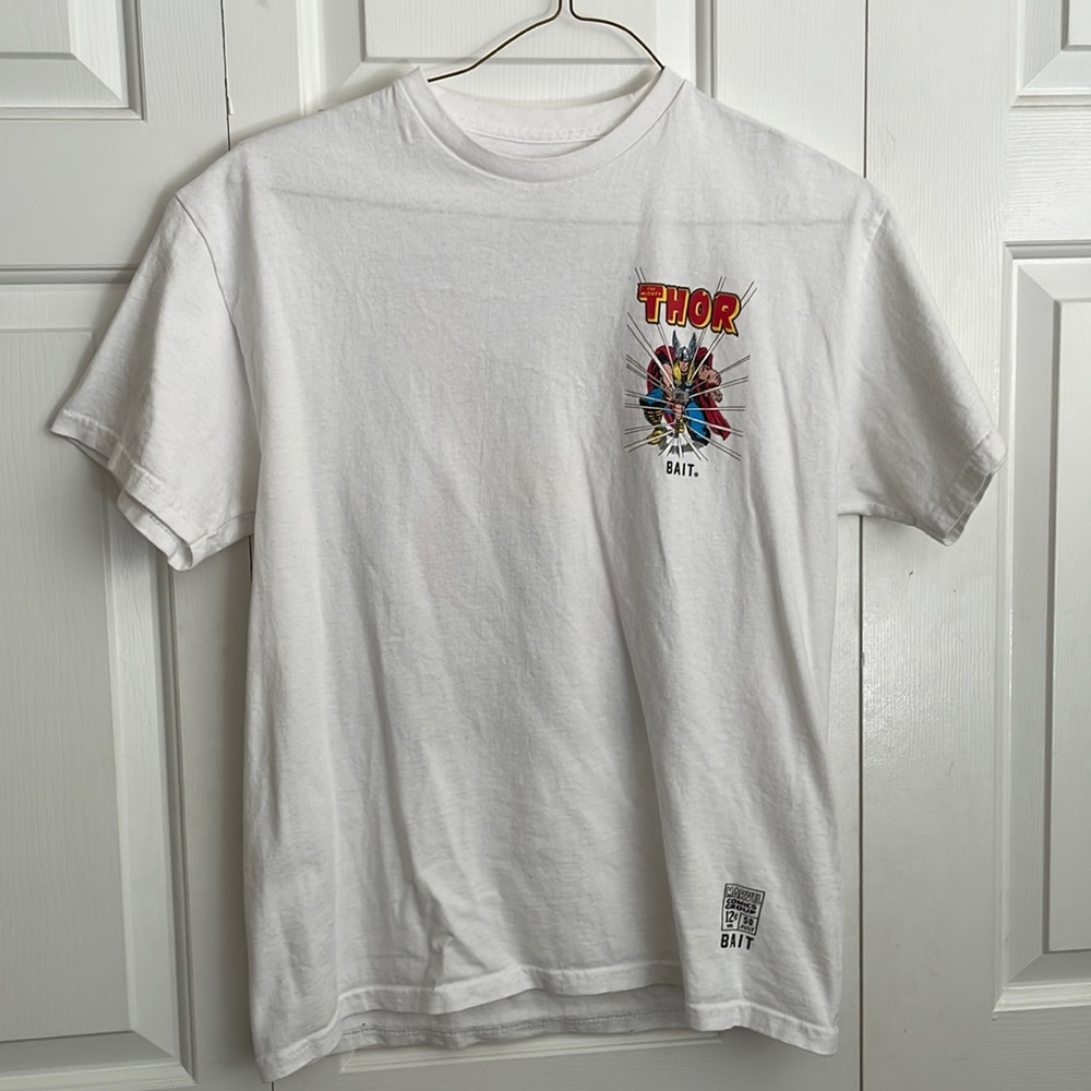 BAIT X MARVEL COMICS MEN THOR TEE (WHITE) - worn